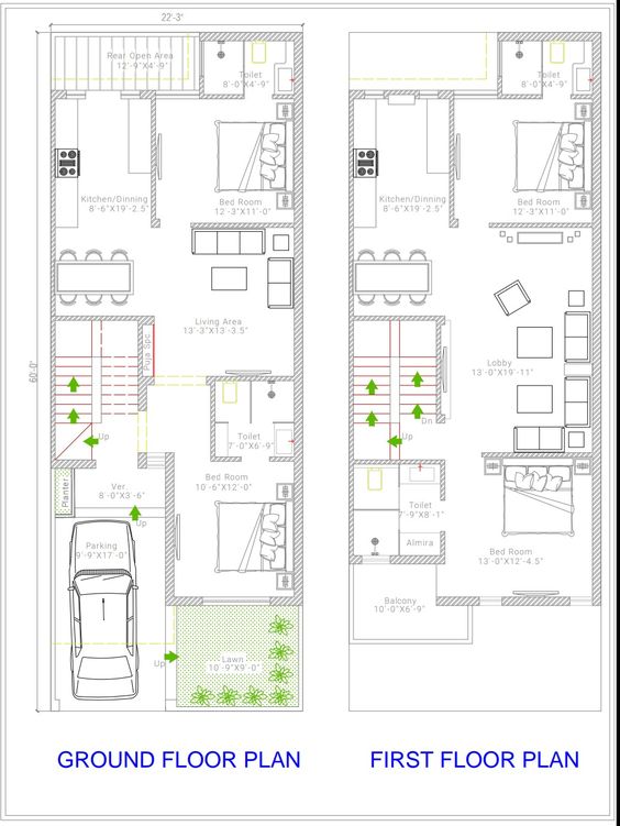 40x60 House Plans